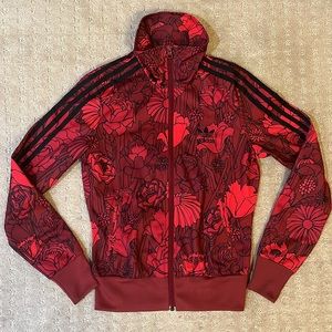 Adidas Firebird Floral Flower Track Jacket